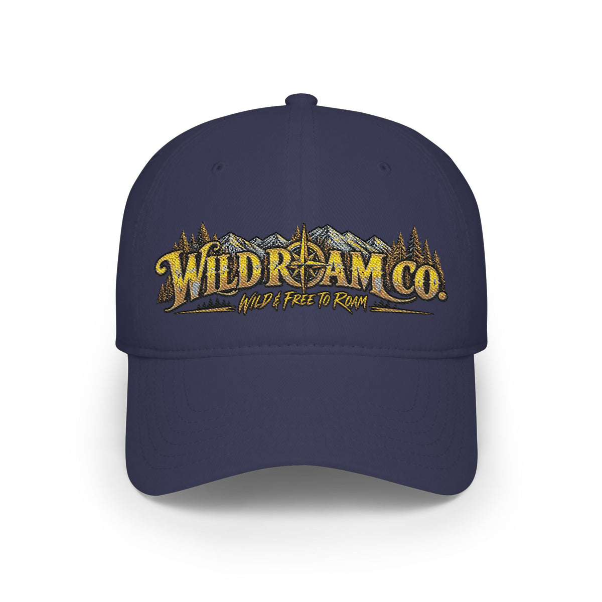 Wild Dream Co. Embroidered Baseball Cap — Adventure Logo Low Profile Hat