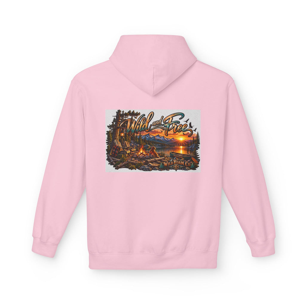 Wild & Free Camping Hoodie — 'Wild & Free to Roam' Outdoor Adventure Pullover
