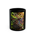 Inspirational Spiderweb Nature Mug — "This is the day the LORD has made; rejoice" (Black 11oz/15oz)