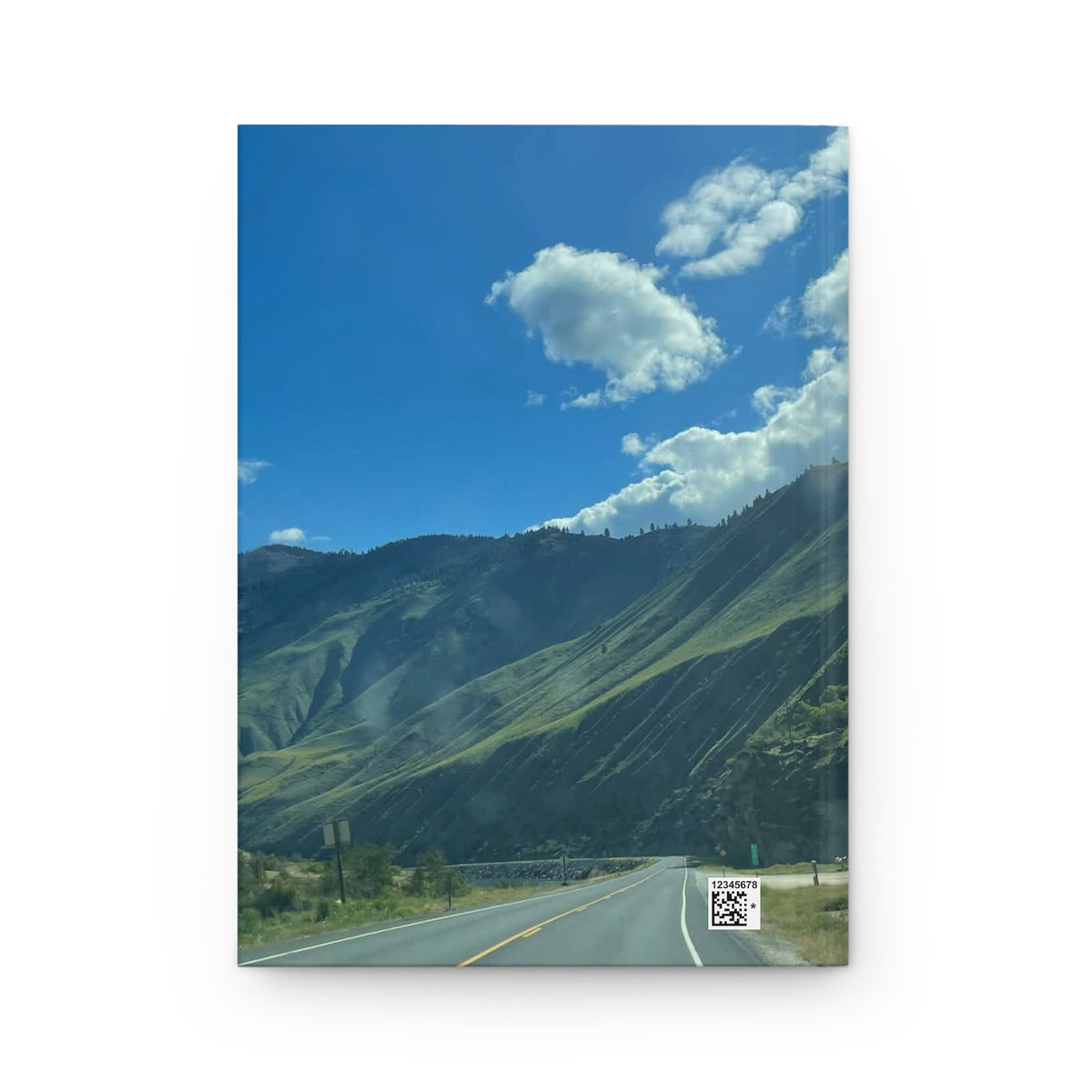 Mountain Road Hardcover Journal — Scenic Travel Notebook (Lined)
