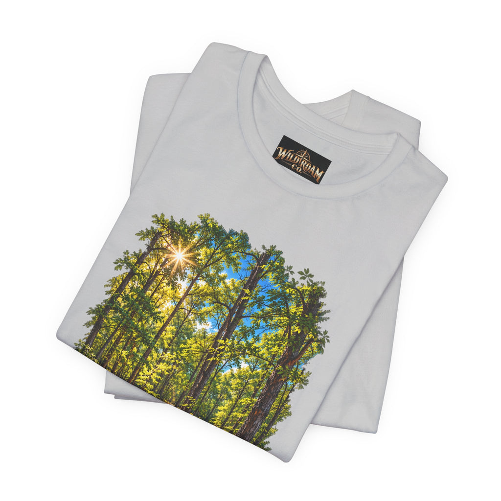 Wild Roam Co Unisex Tee-Psalms 119:105 Nature Path