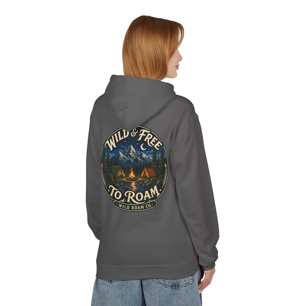 Wild & Free Hoodie — Wild Roam Co Camping Adventure Pullover