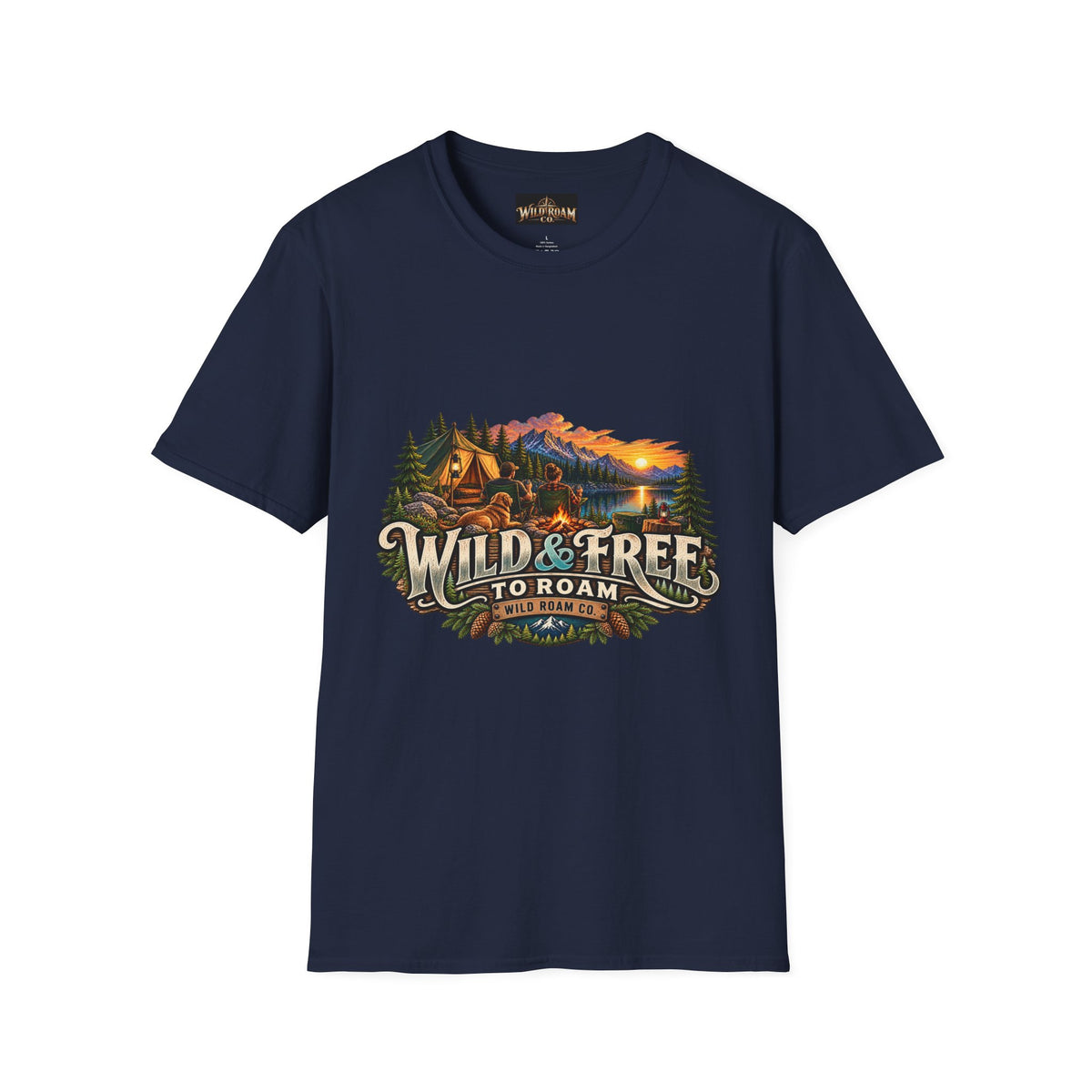 Wild & Free to Roam Camping T-Shirt