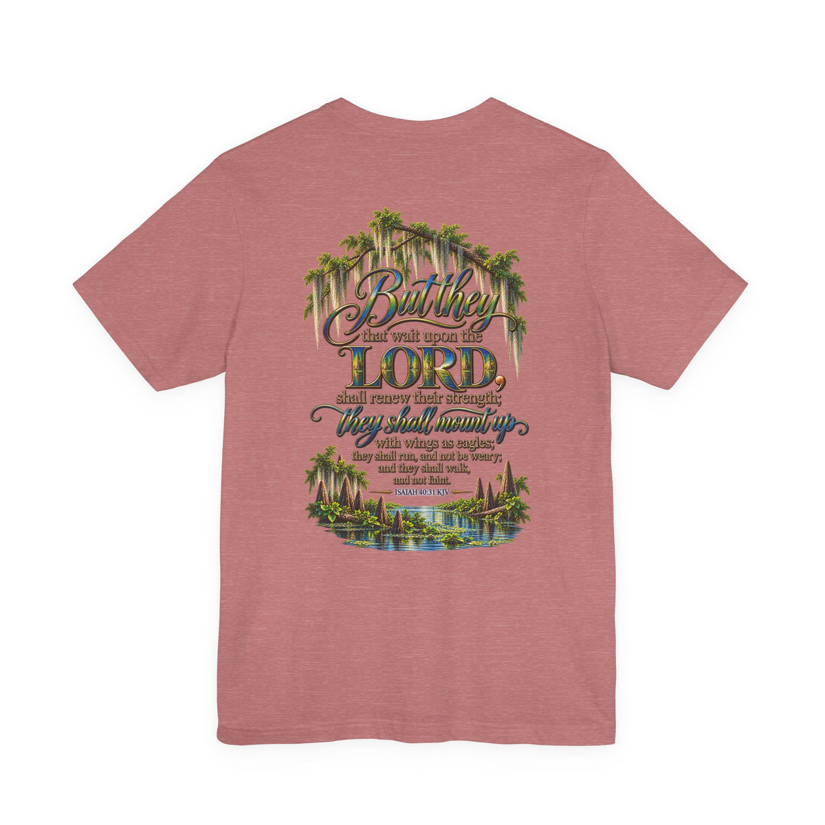 Wild Roam Co Unisex Tee-- Isaiah 40:31 Bayou Bird
