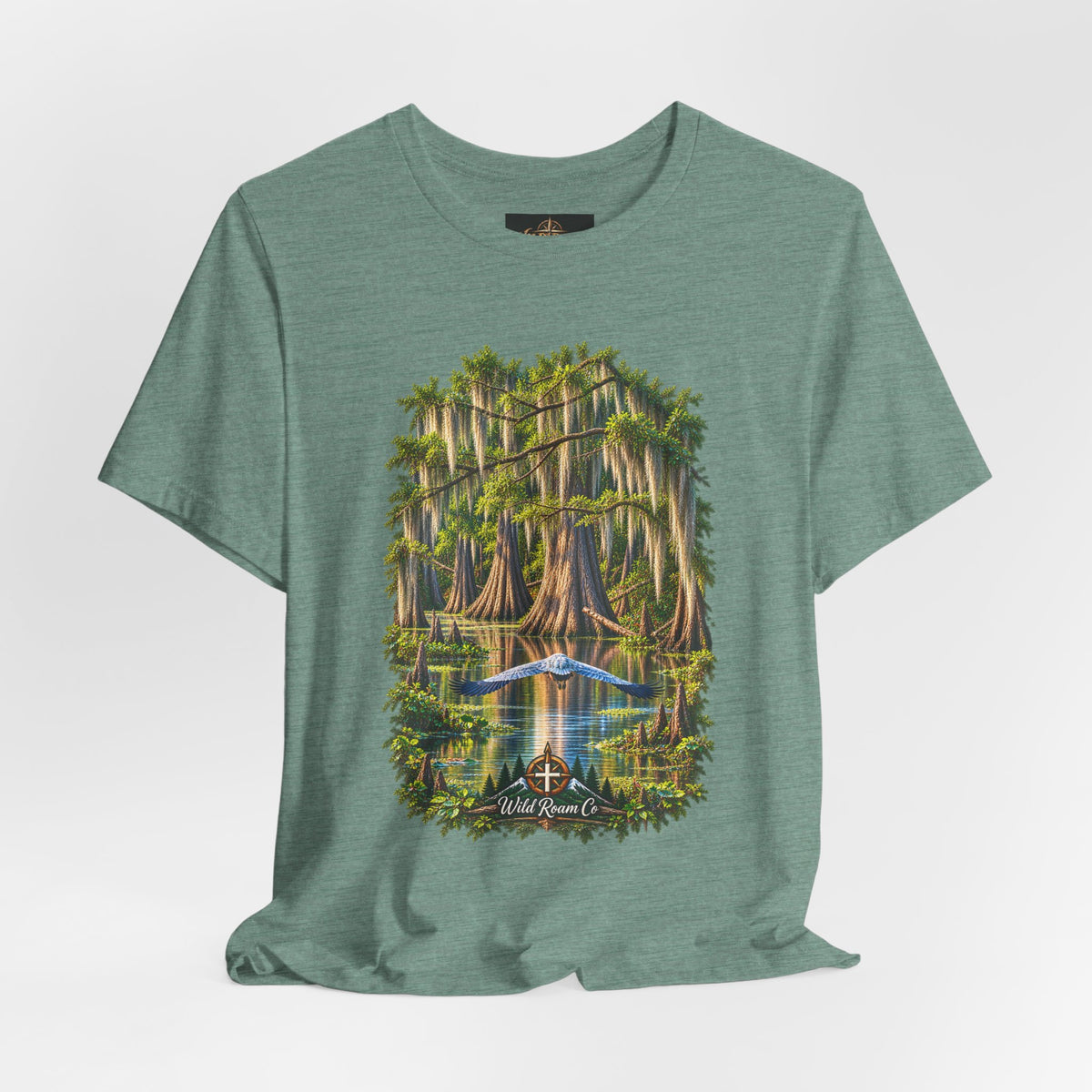Wild Roam Co Unisex Tee-- Isaiah 40:31 Bayou Bird