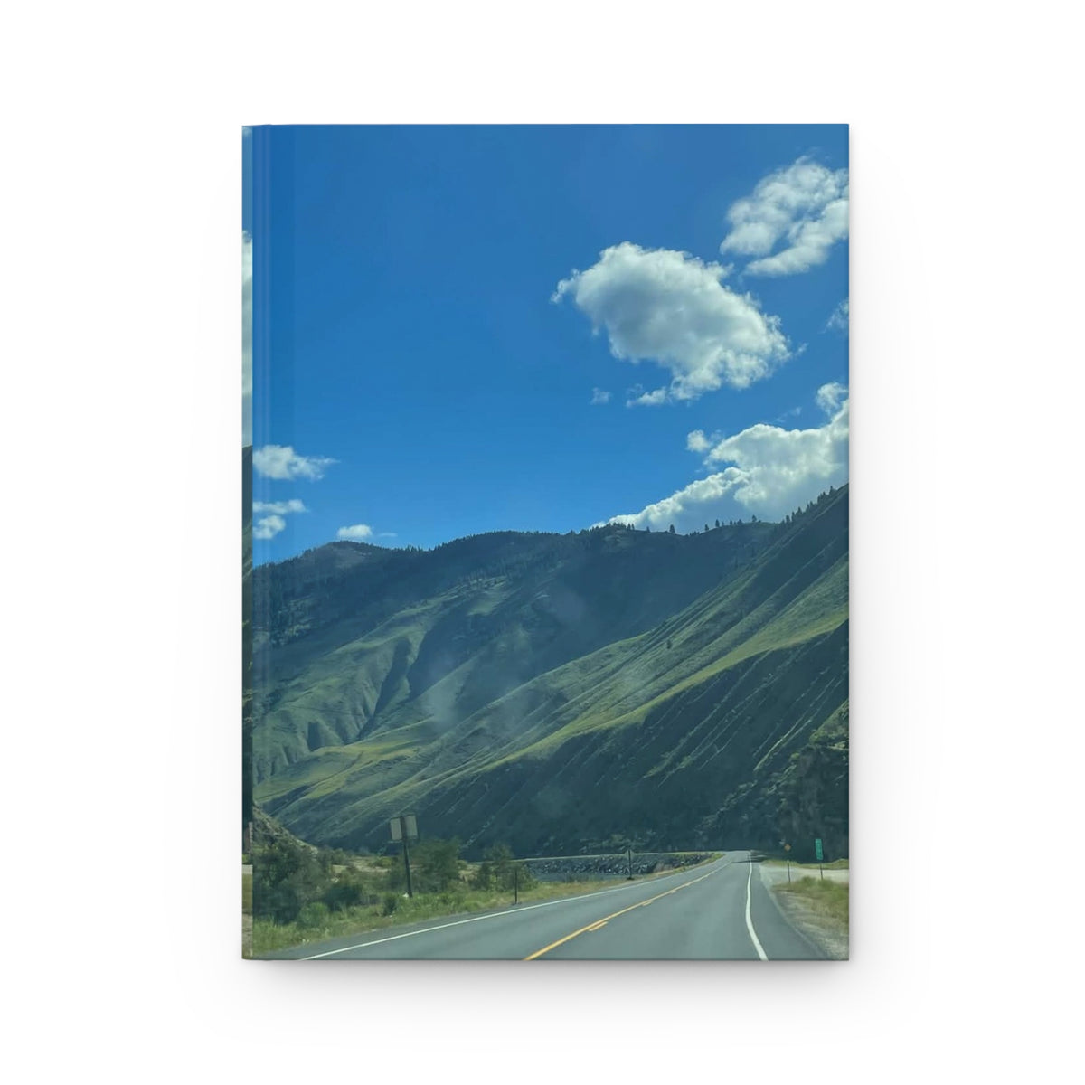 Mountain Road Hardcover Journal — Scenic Travel Notebook (Lined)
