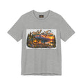 Wild and Free Camping T-Shirt — Mountain Lake Sunset Graphic Tee