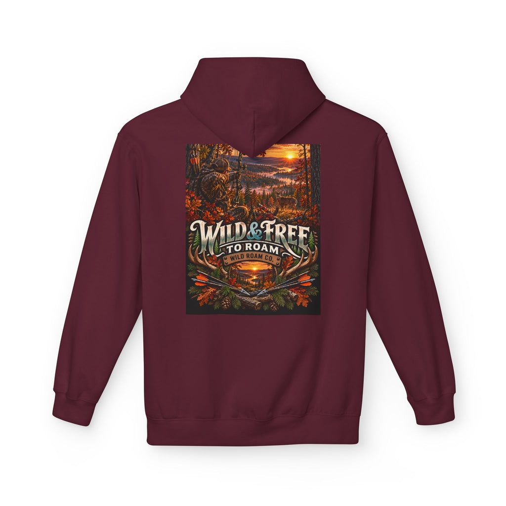 Wild & Free Hoodie — 'Wild & Free To Roam' Outdoor Bow Adventure Pullover