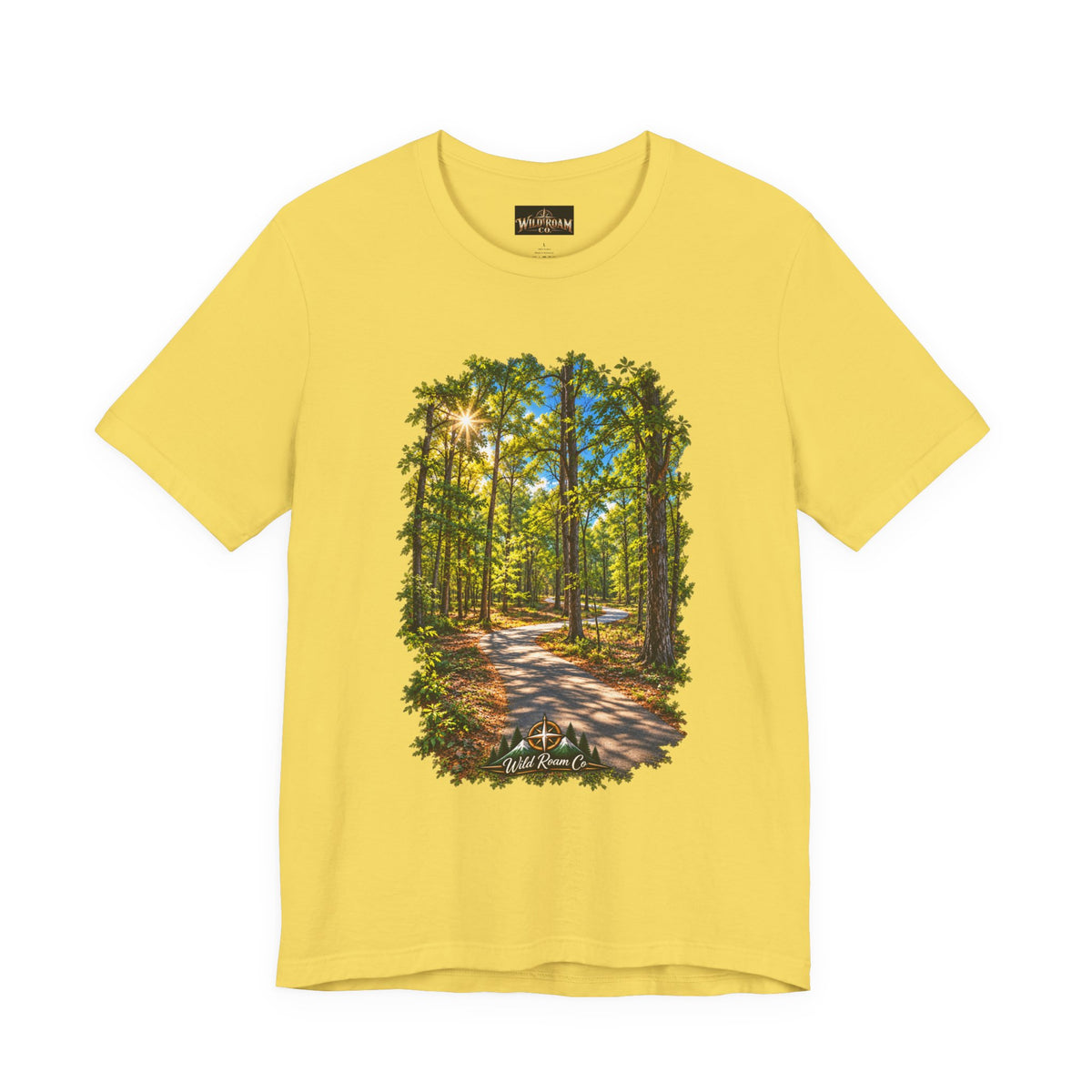 Wild Roam Co Unisex Tee-Psalms 119:105 Nature Path