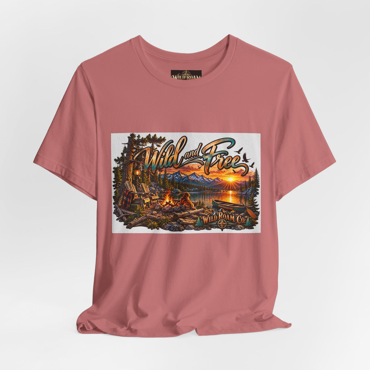Wild & Free Campfire Sunset Tee
