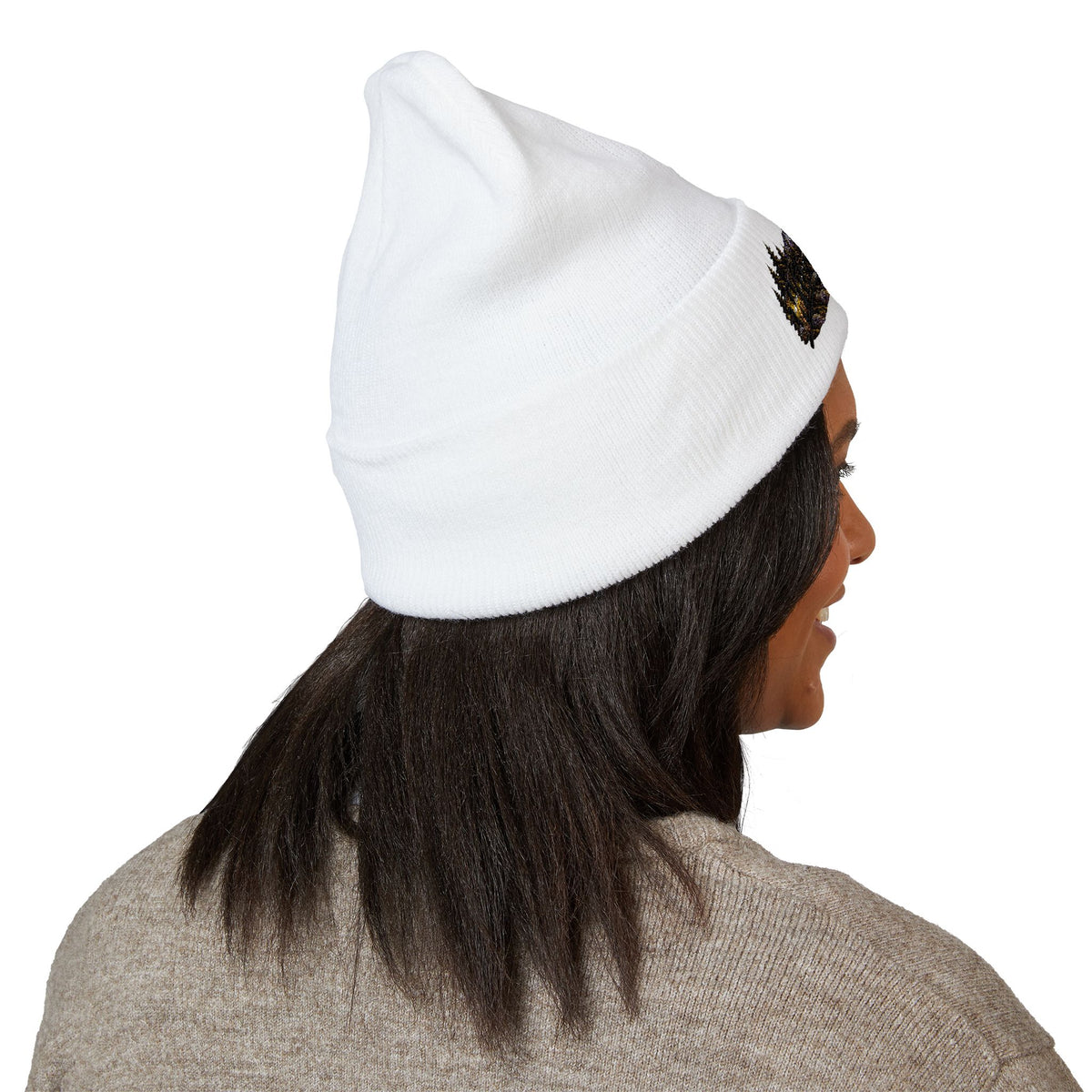 Wild & Free Embroidered Cuffed Beanie
