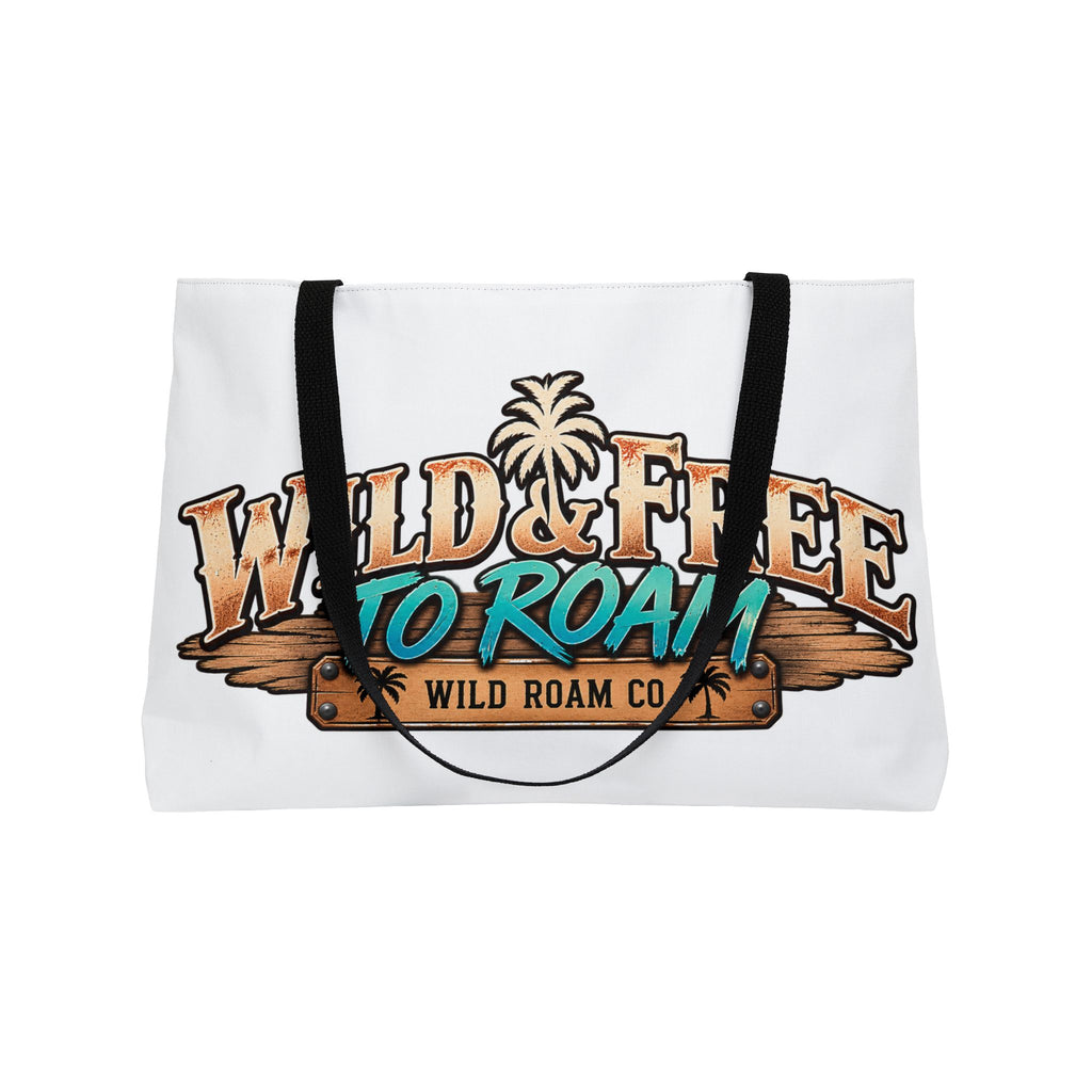 Wild & Free To Roam Weekender Tote Bag — Beachy Palm Travel Weekend Bag
