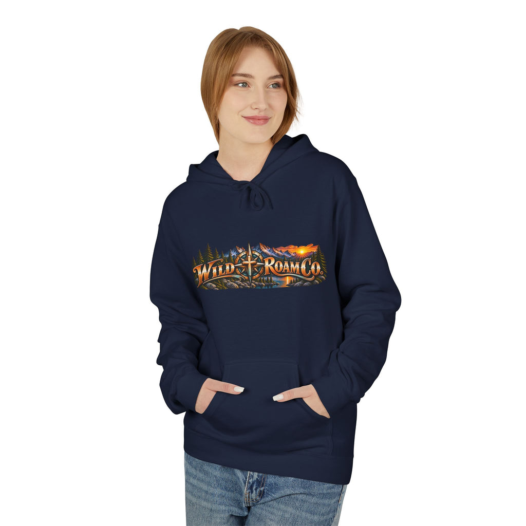 Hoodie - "Wild & Free to Roam" Ocean Angler Adventure Pullover