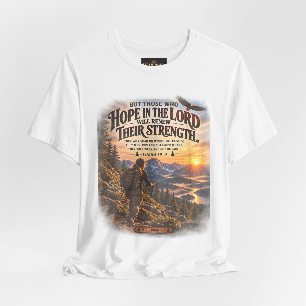 Women's Hope in the Lord T-Shirt — Isaiah 40:31 Christian Faith Tee
