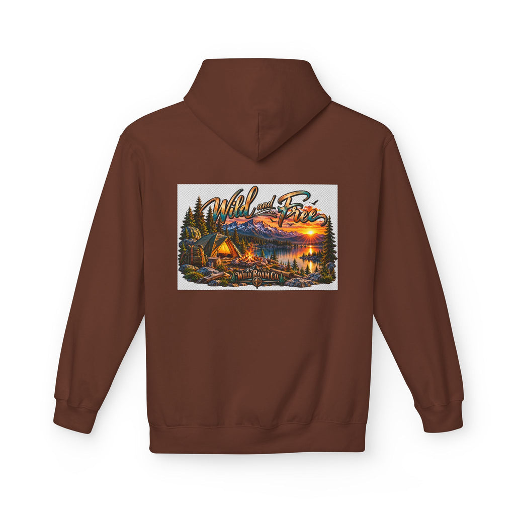 Wild Roam Co— "Wild & Free to Roam" Camping Graphic Hoodie