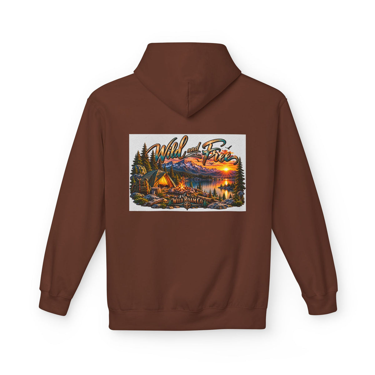 Wild Roam Co— "Wild & Free to Roam" Camping Graphic Hoodie