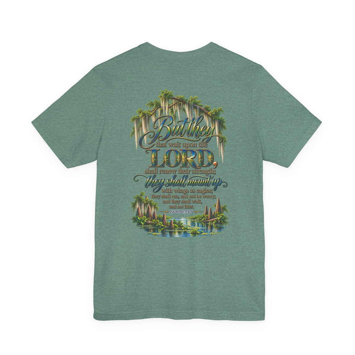 Wild Roam Co Unisex Tee-- Isaiah 40:31 Bayou Bird