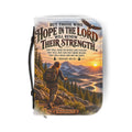 Inspiring Isaiah 40:31 Bible Cover — Hope in the Lord Mountain Design