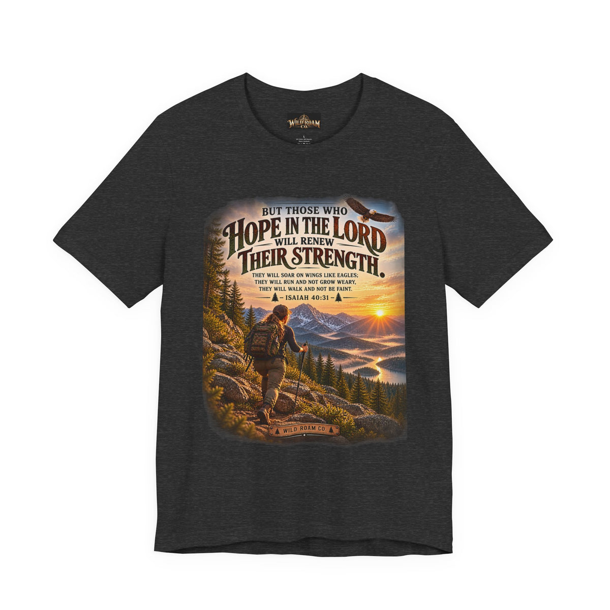 Women's Hope in the Lord T-Shirt — Isaiah 40:31 Christian Faith Tee