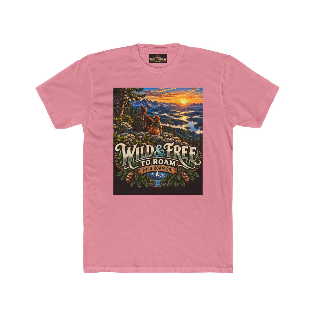 Women's Wild & Free to Roam T-Shirt — Adventure Nature Graphic Tee