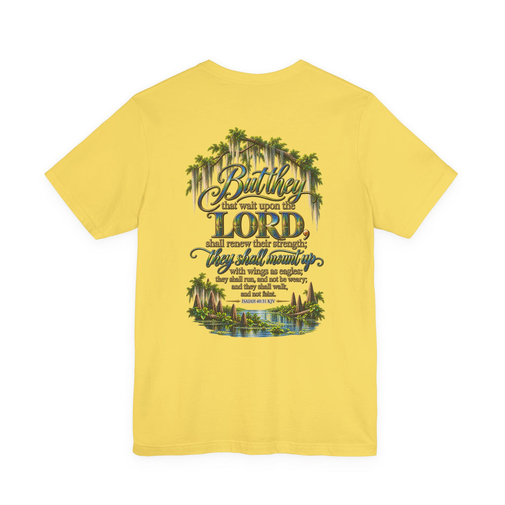 Wild Roam Co Unisex Tee-- Isaiah 40:31 Bayou Bird