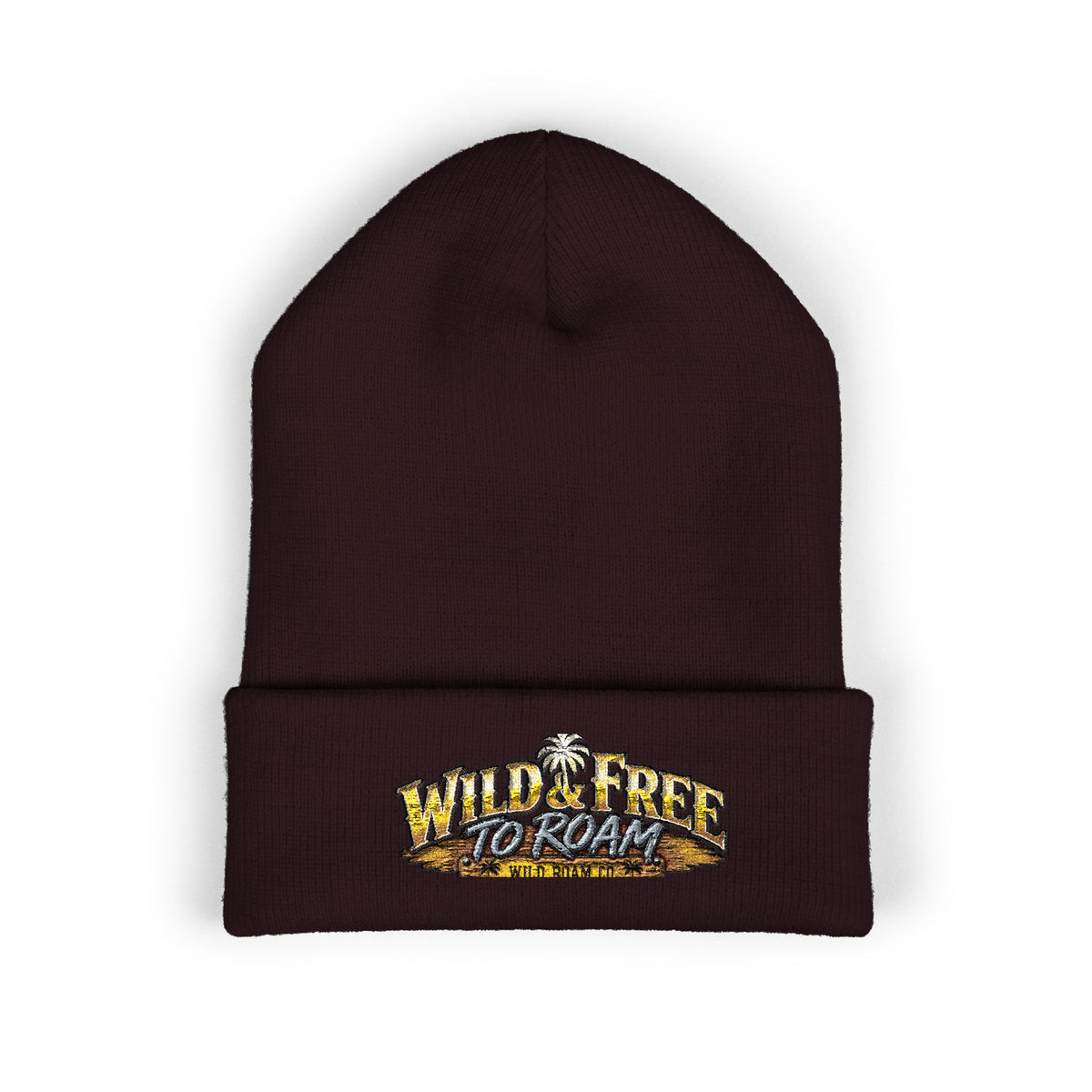 Wild & Free To Roam Embroidered Beanie