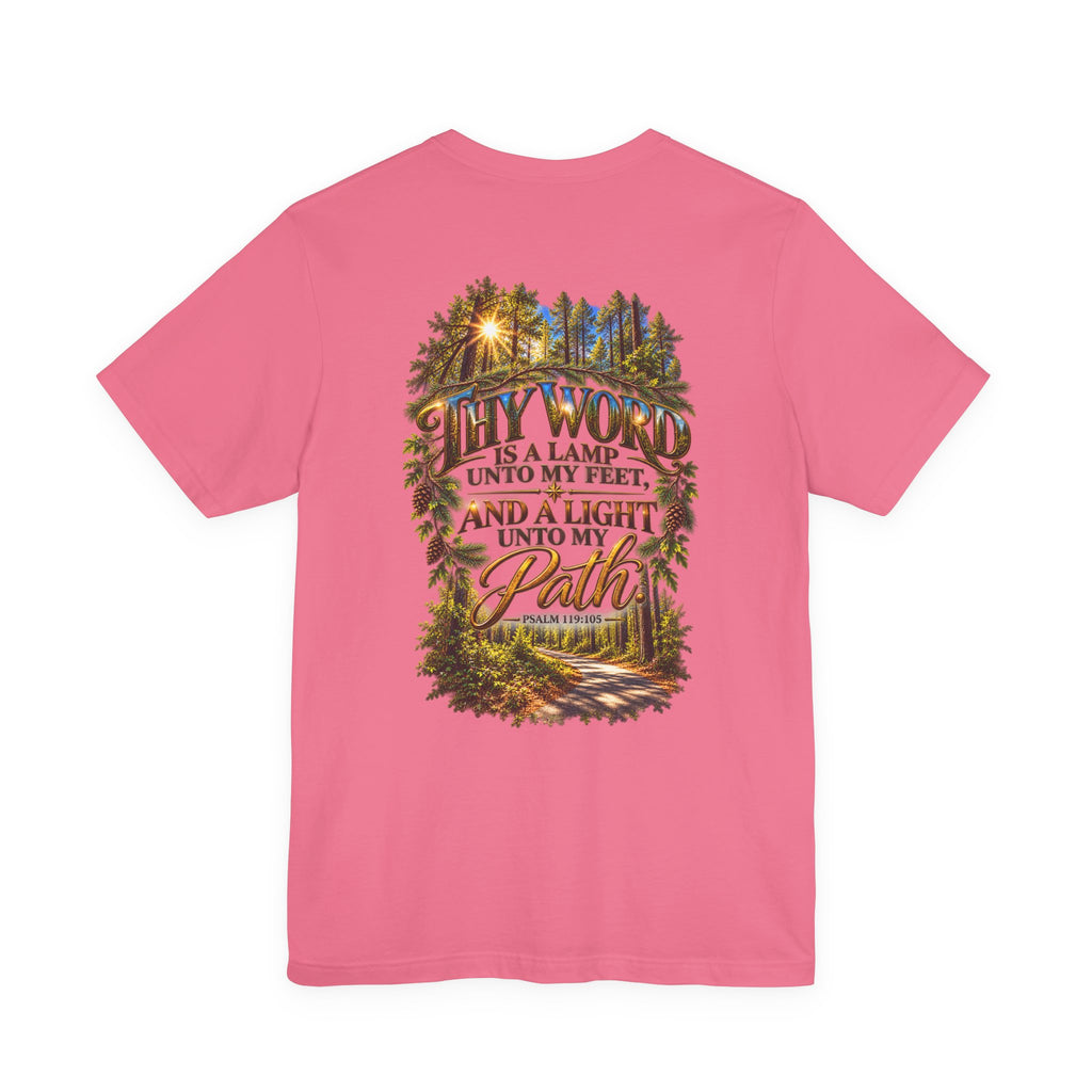 Wild Roam Co Unisex Tee-Psalms 119:105 Nature Path