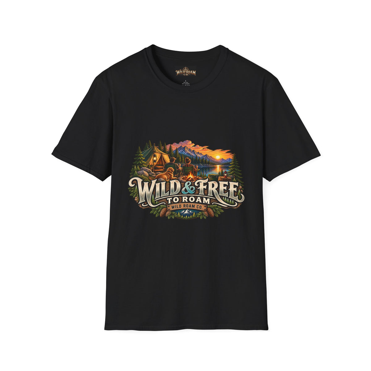 Wild & Free to Roam Camping T-Shirt