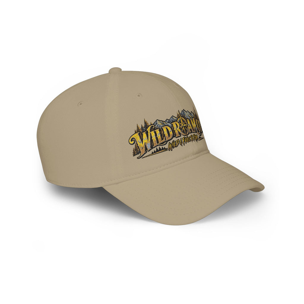 Wild Dream Co. Embroidered Baseball Cap — Adventure Logo Low Profile Hat