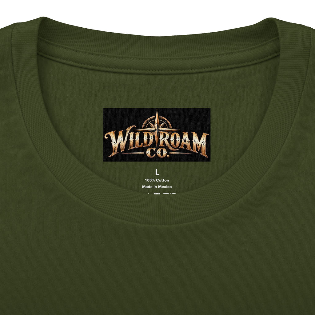 Men's Christian Nature T-Shirt-He Leads Me