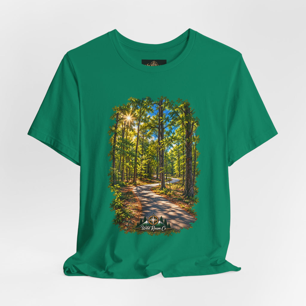 Wild Roam Co Unisex Tee-Psalms 119:105 Nature Path