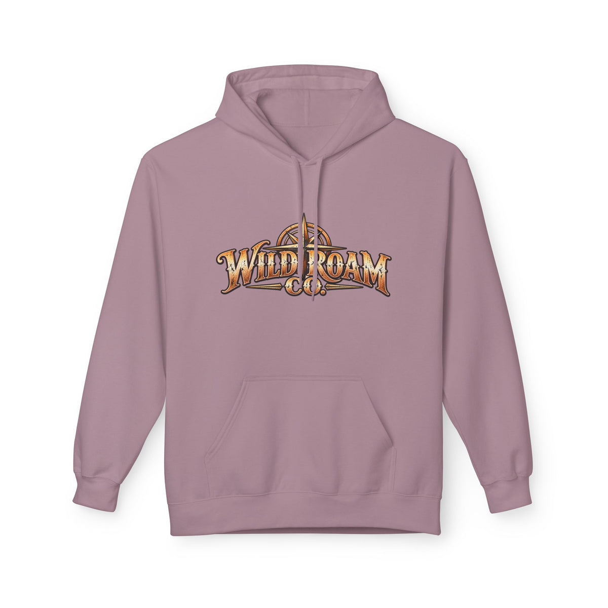 Wild Roam Co Hoodie — "Wild & Free to Roam" Camping Adventure Pullover