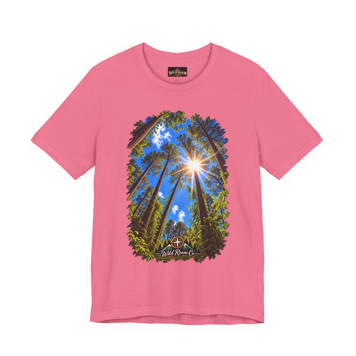 Wild Roam Co. Unisex Tee--Psalms 121:2 Sunny Trees
