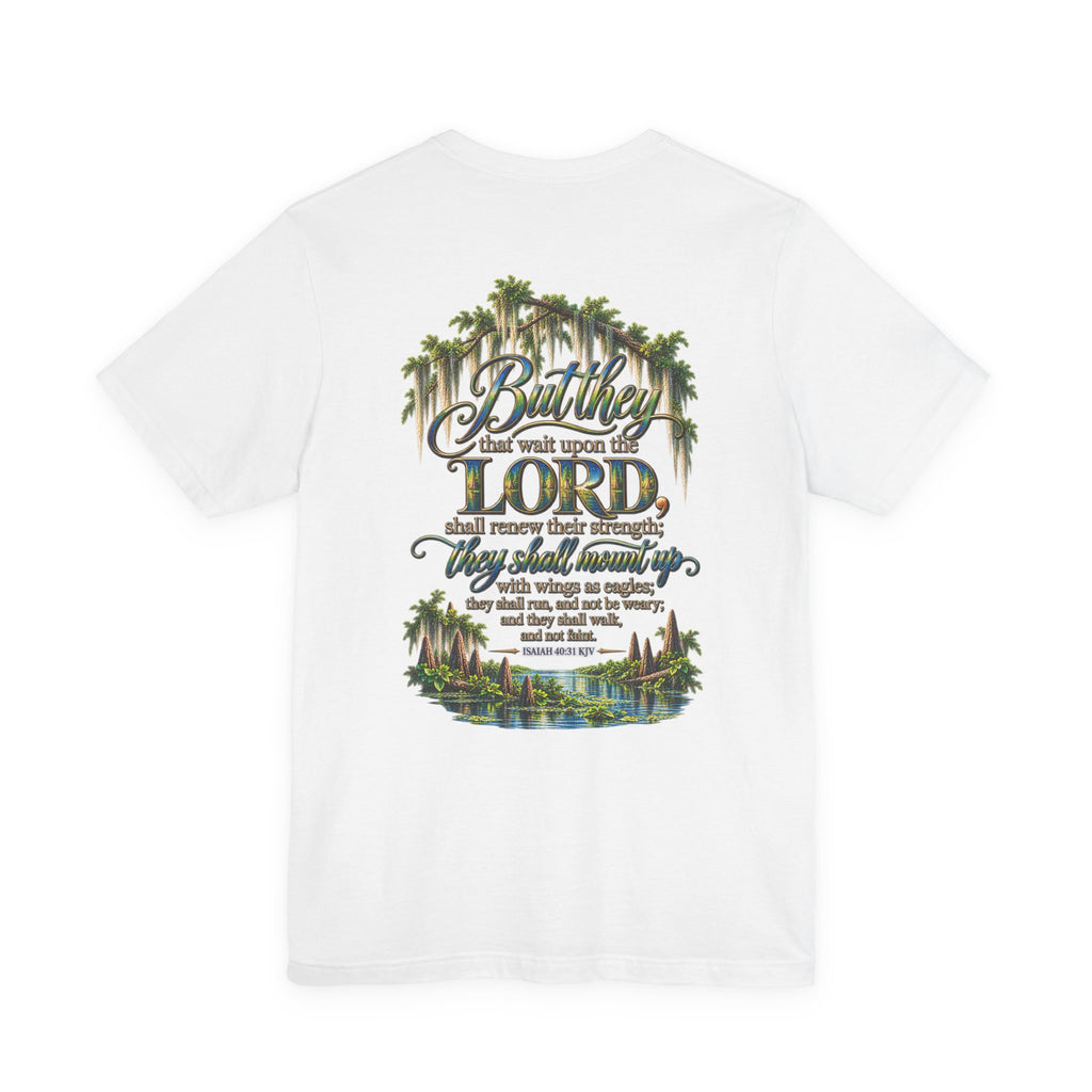 Wild Roam Co Unisex Tee-- Isaiah 40:31 Bayou Bird
