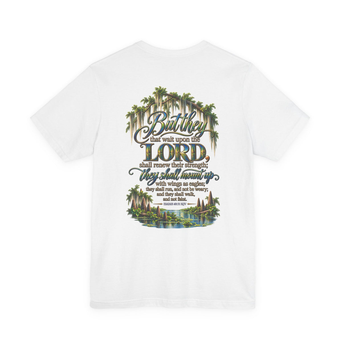 Wild Roam Co Unisex Tee-- Isaiah 40:31 Bayou Bird