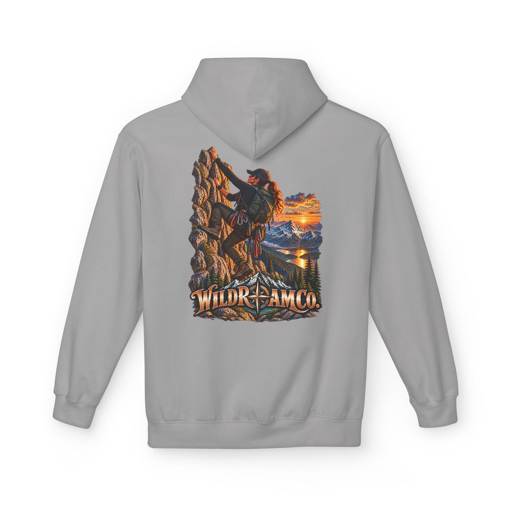Women's Wild Roam Co. Climber Hoodie — Outdoor Adventure Graphic Pullover
