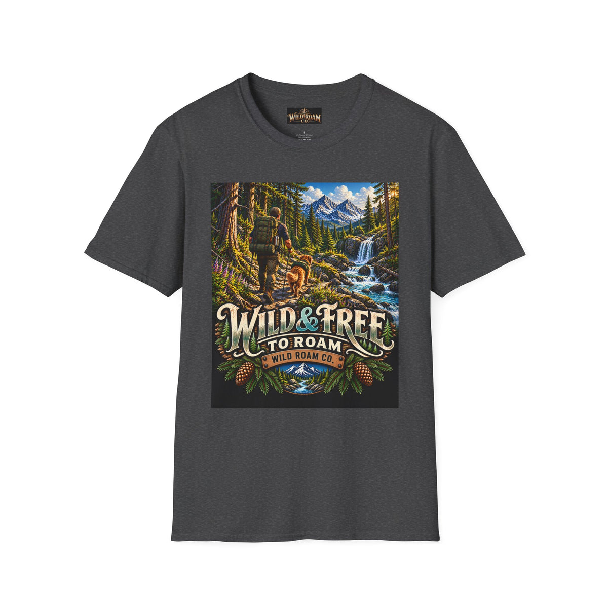 Wild & Free To Roam Men's Hiking T-Shirt