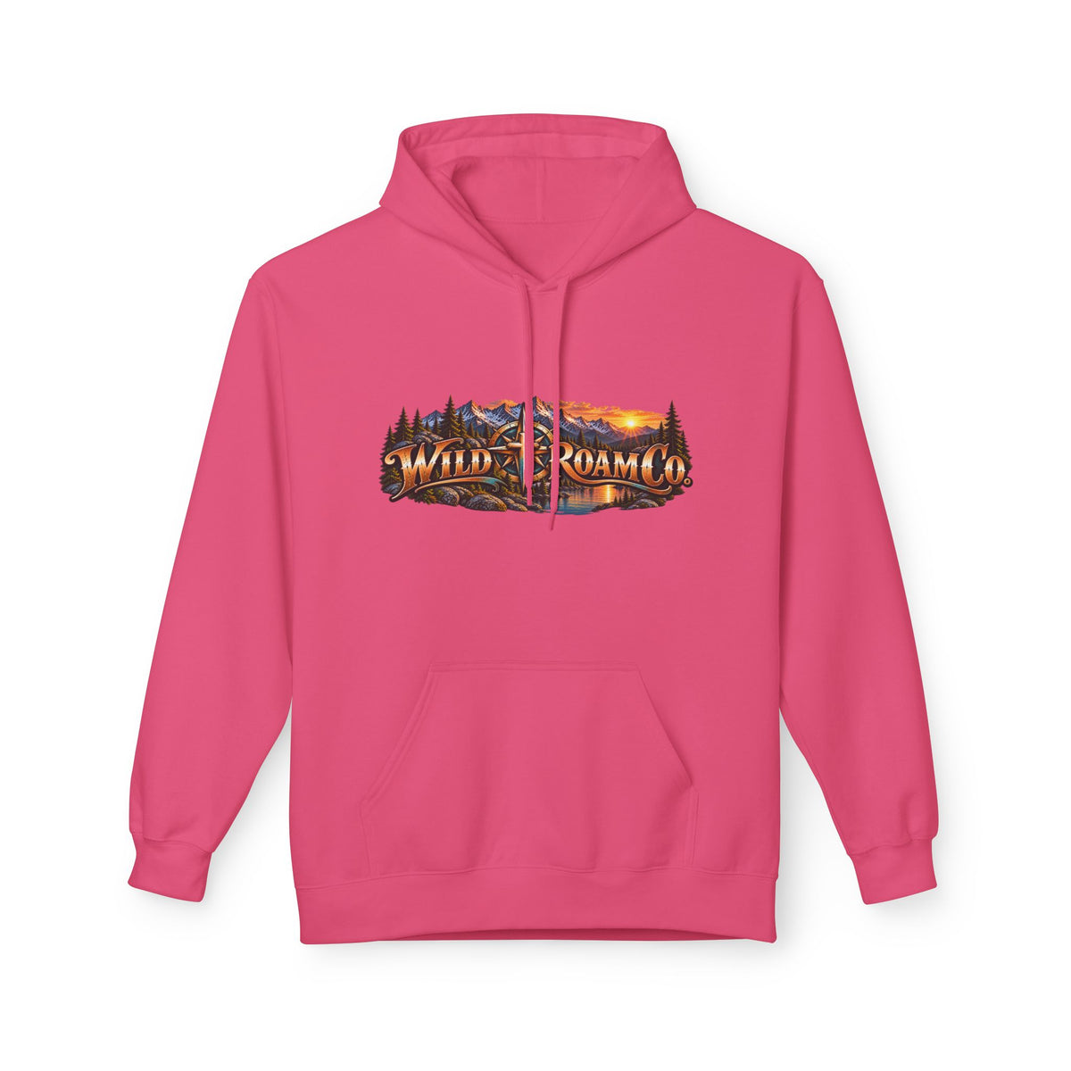 Women's Hope in the Lord Hiking Hoodie — Inspirational Christian Mountain Sunset Pullover
