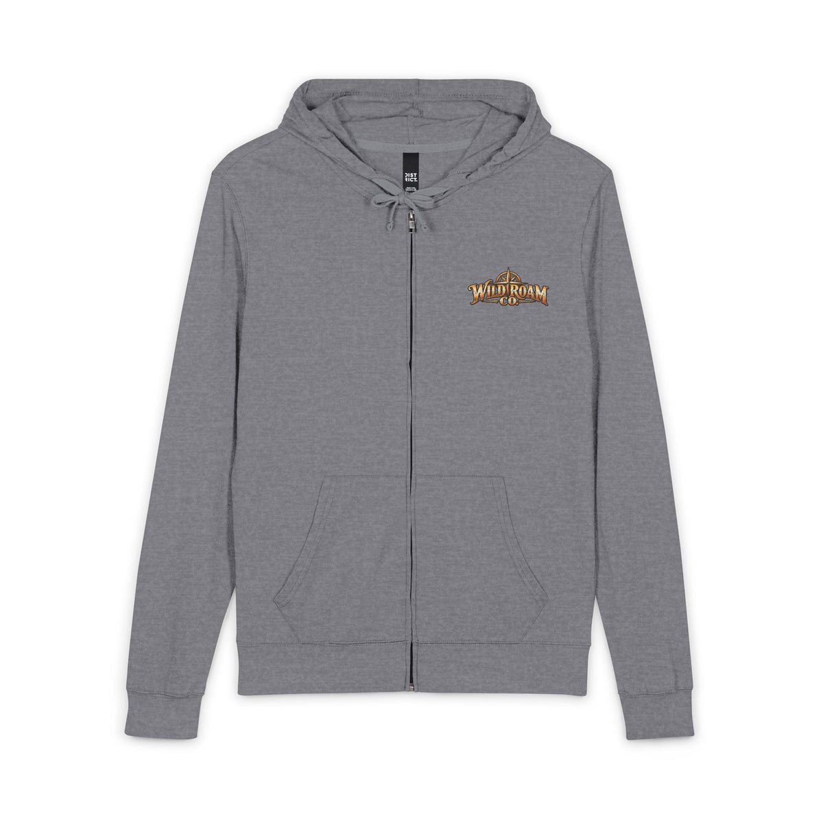 Women's Full-Zip Hoodie — "Nothing But the Road Ahead" Vintage Roadtrip Design
