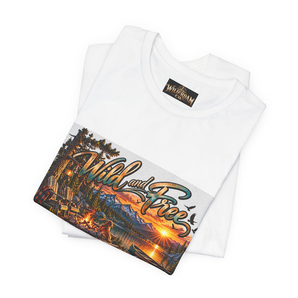 Wild & Free Campfire Sunset Tee