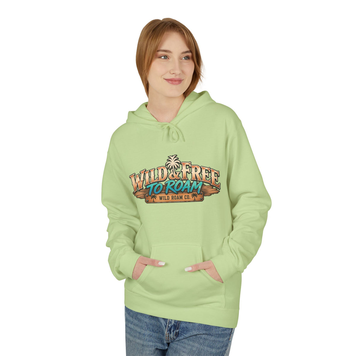 Wild Roam Co— "Wild & Free to Roam" Camping Graphic Hoodie