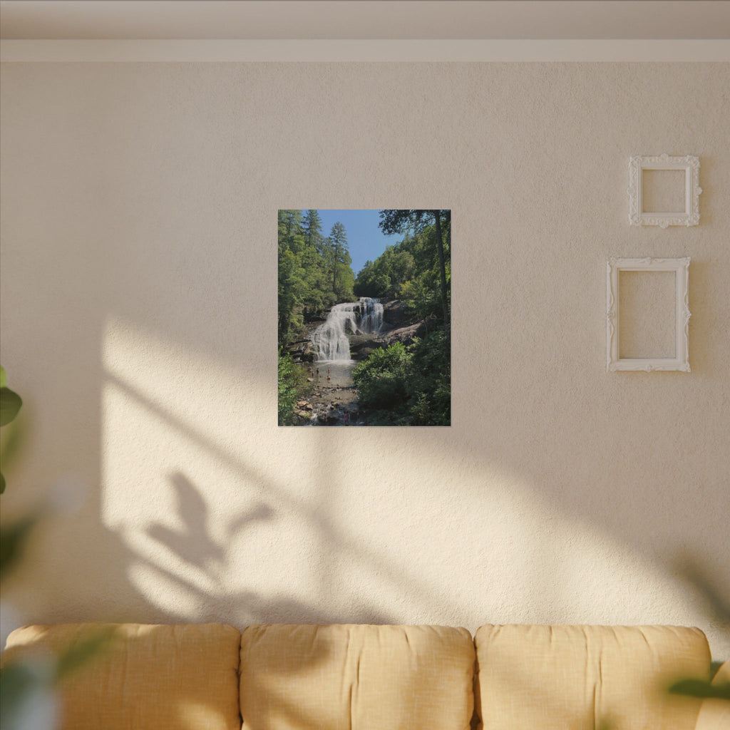 Where the Waters Fall – Original Nature Photography Canvas | Wild Roam Co.