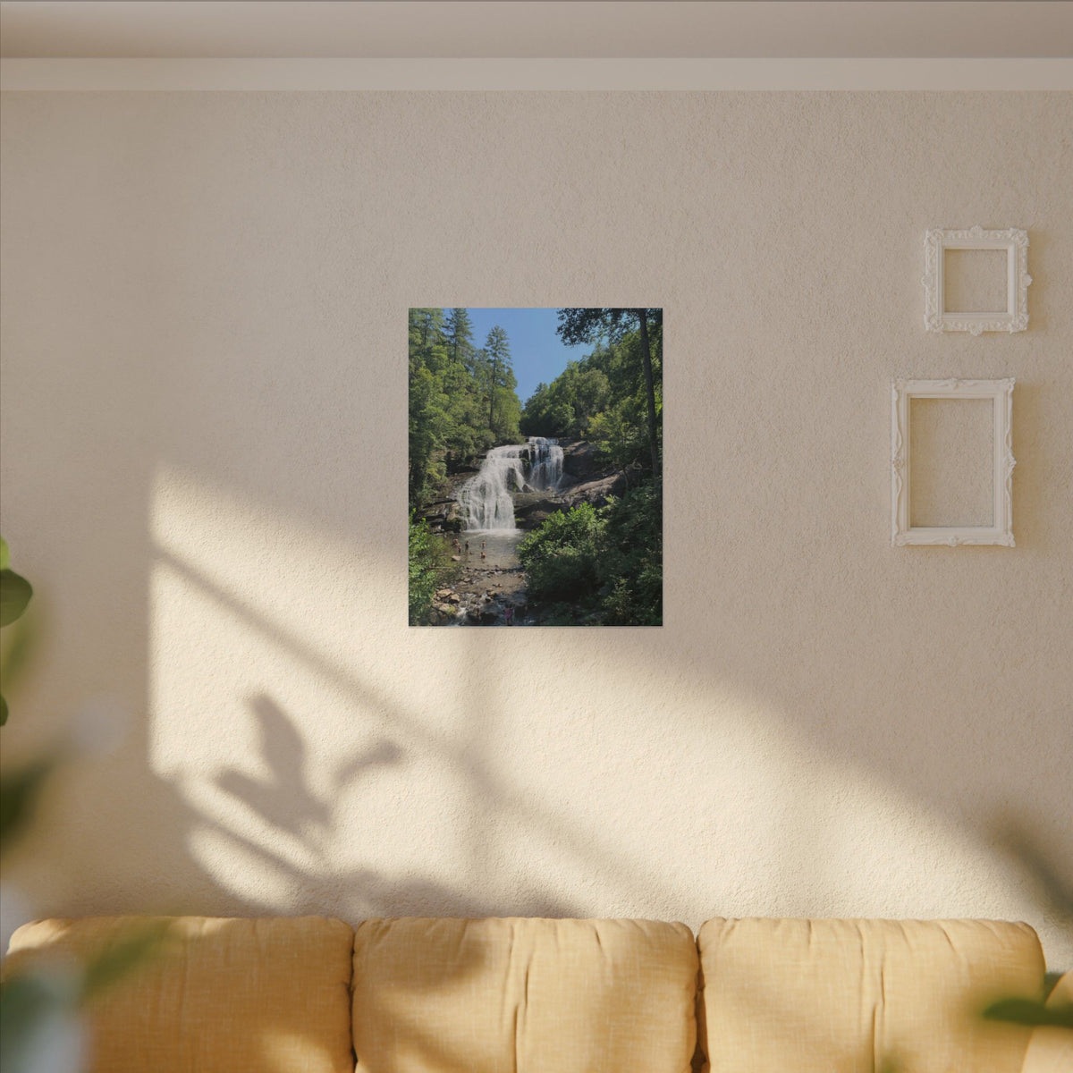 Where the Waters Fall – Original Nature Photography Canvas | Wild Roam Co.