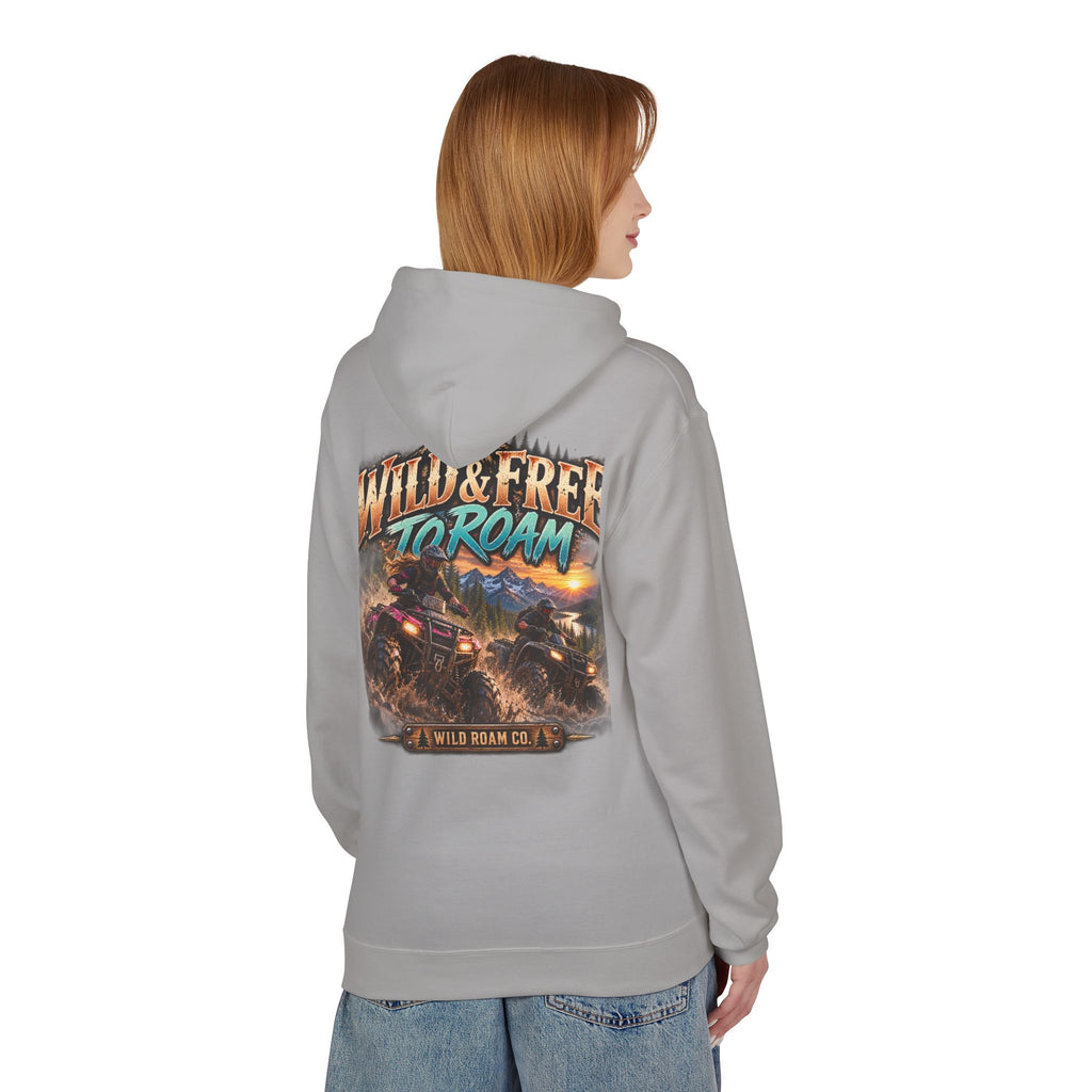 Wild & Free to Roam Hoodie — Off‑Road Adventure Graphic Hoodie