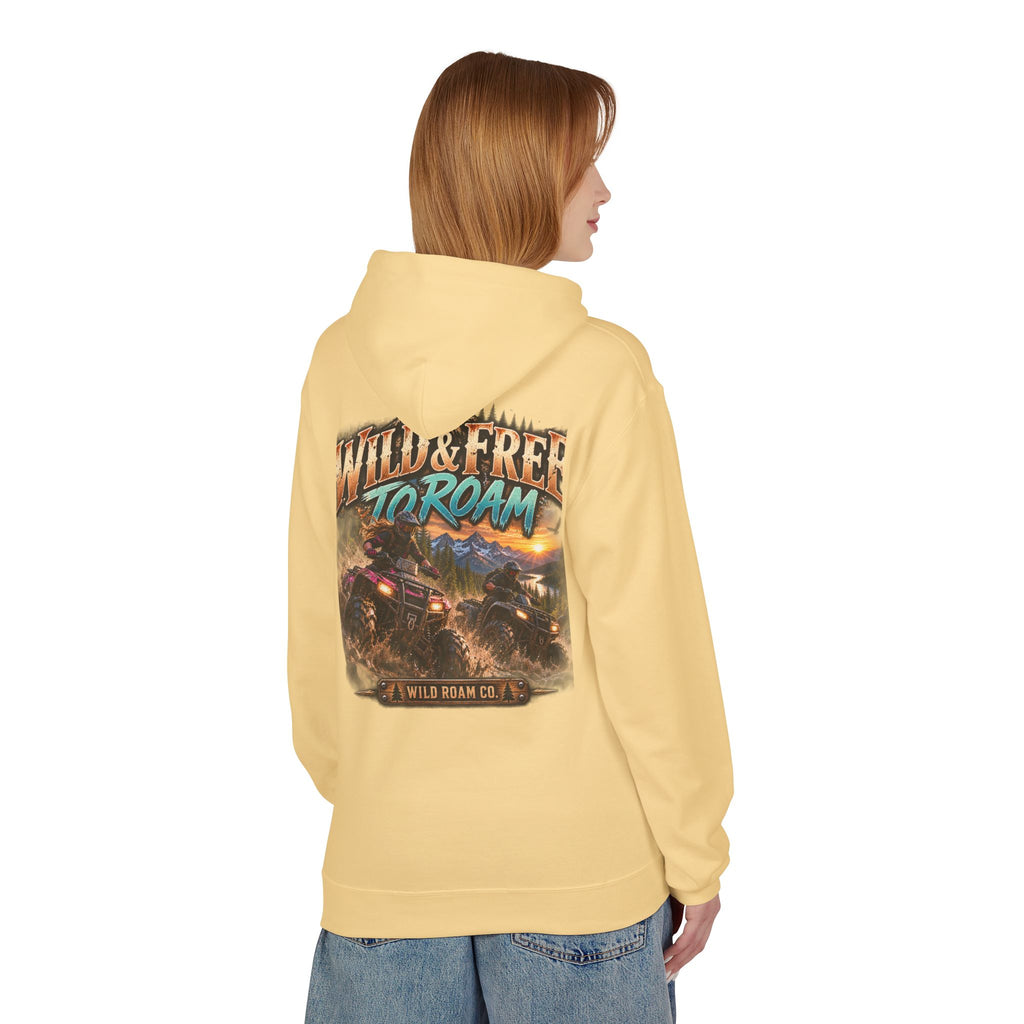Wild & Free to Roam Hoodie — Off‑Road Adventure Graphic Hoodie