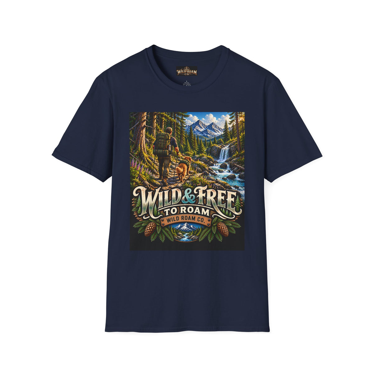 Wild & Free To Roam Men's Hiking T-Shirt