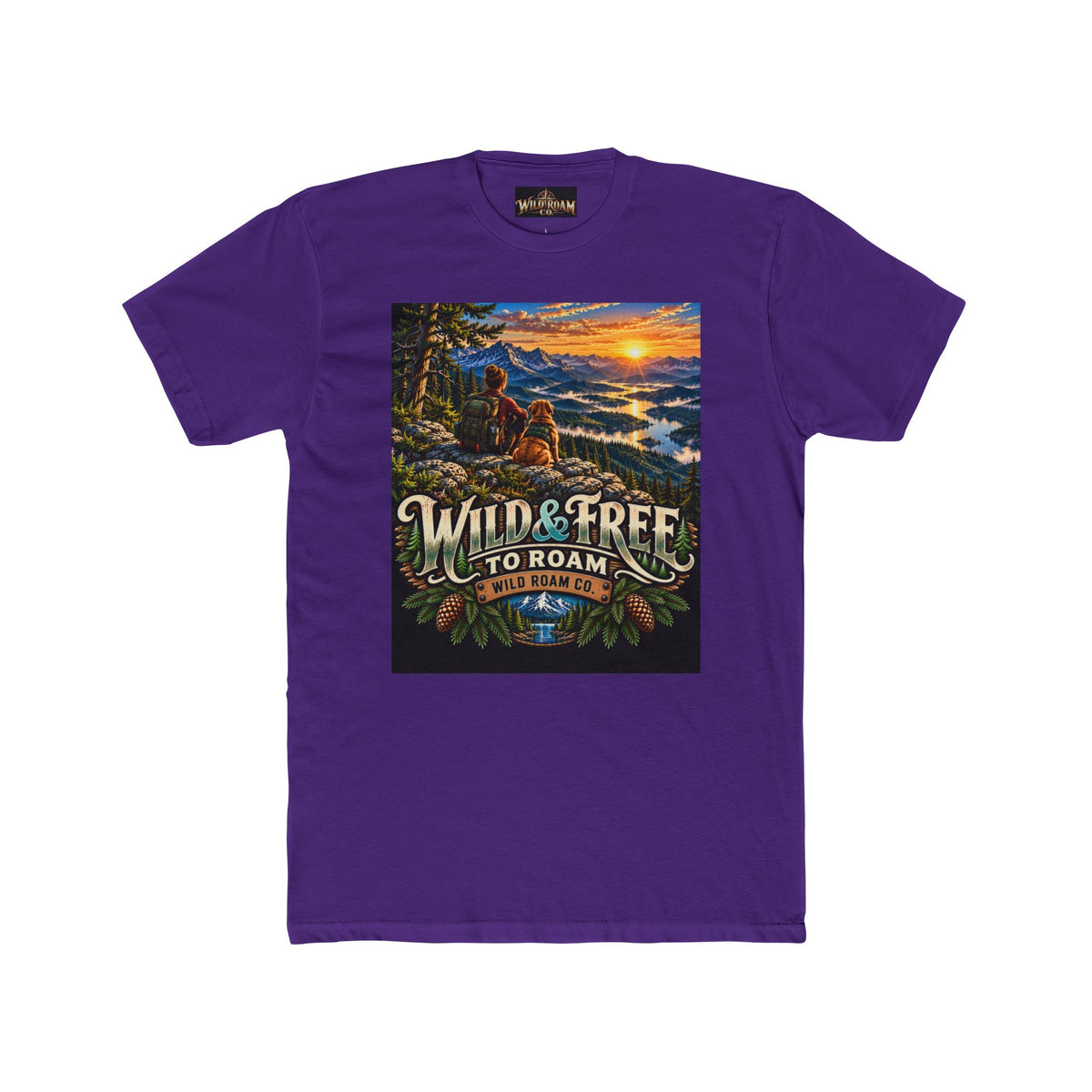 Women's Wild & Free to Roam T-Shirt — Adventure Nature Graphic Tee