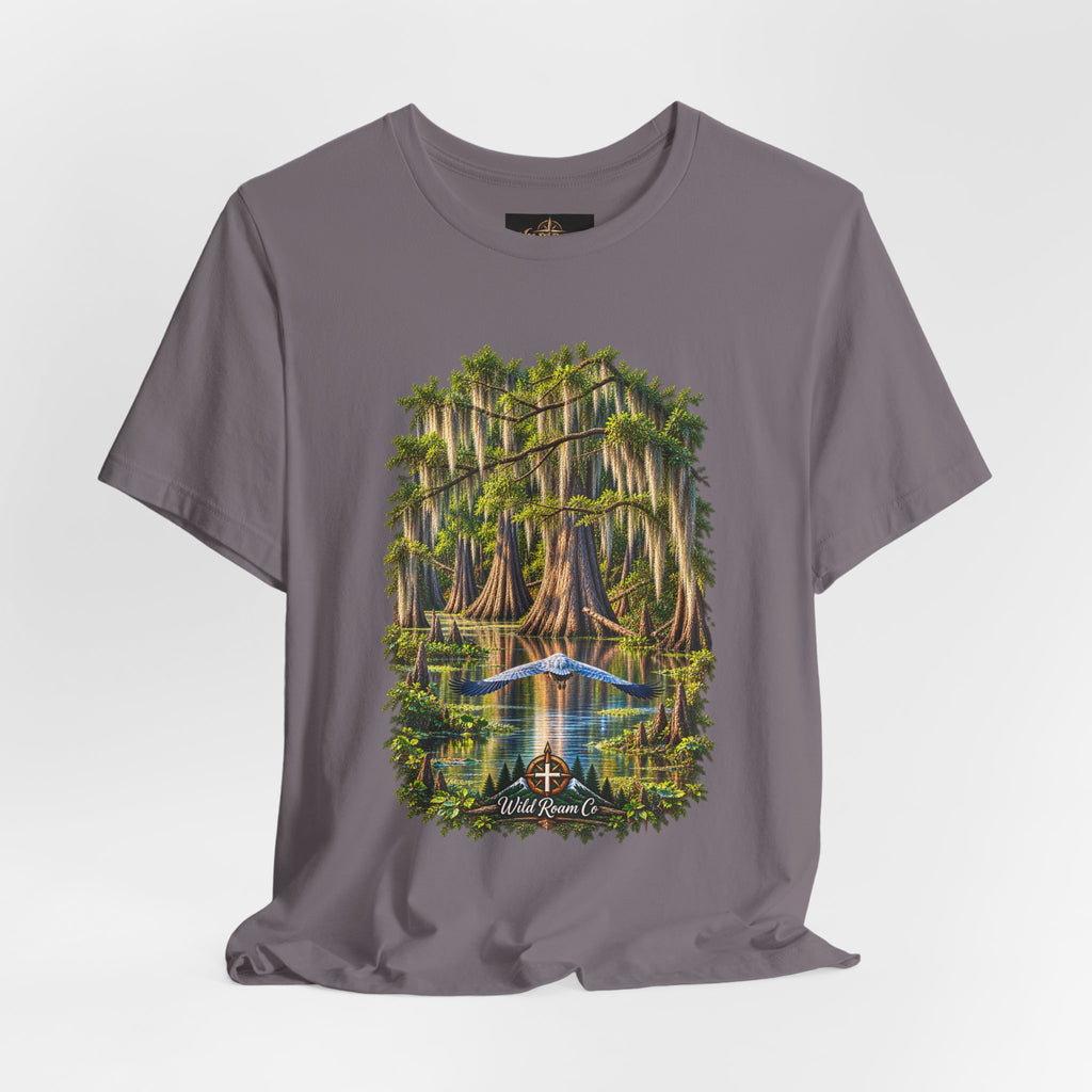 Wild Roam Co Unisex Tee-- Isaiah 40:31 Bayou Bird