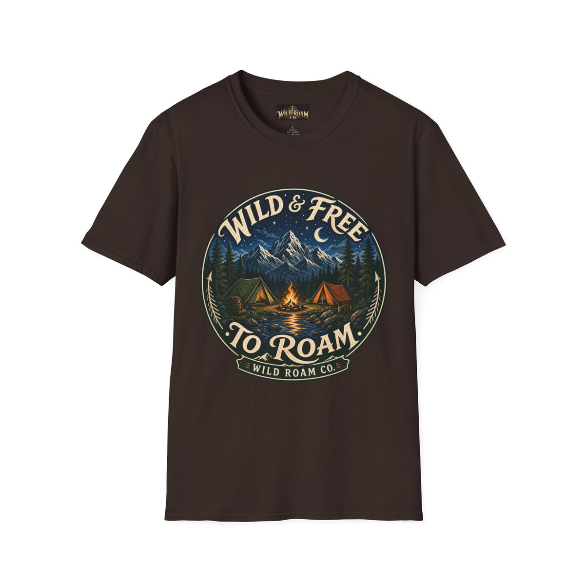 Wild & Free To Roam Camping T-Shirt