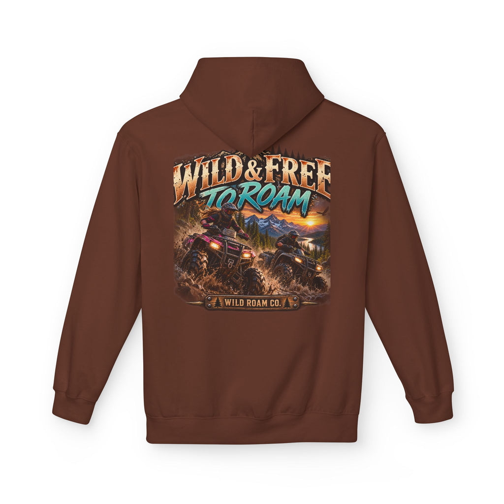 Wild & Free to Roam Hoodie — Off‑Road Adventure Graphic Hoodie